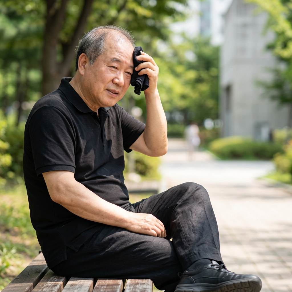 70대 부모님 여름옷, 검은색 피하면 더위 부담 줄어들까?