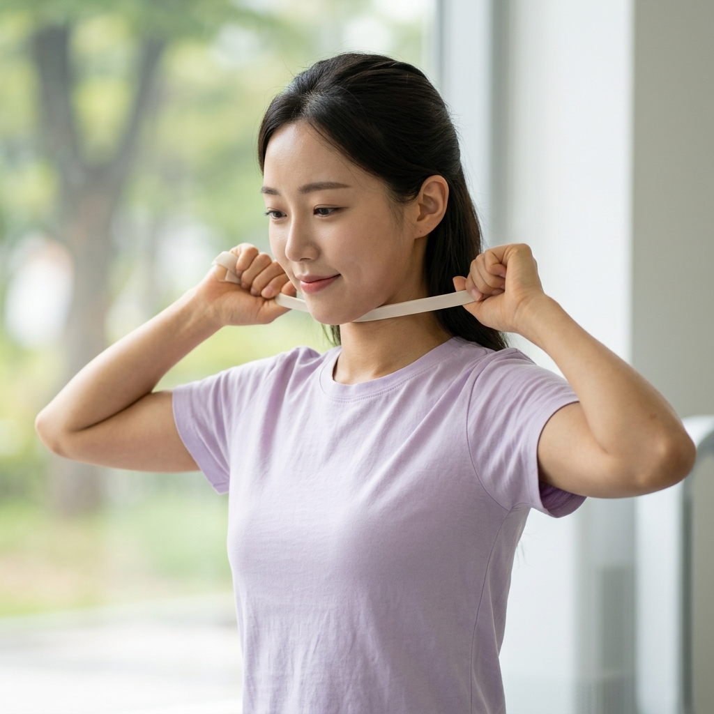 목 앞으로 나갔을 때 느끼는 뻐근함, 아직 심하지 않다면 기본 운동부터