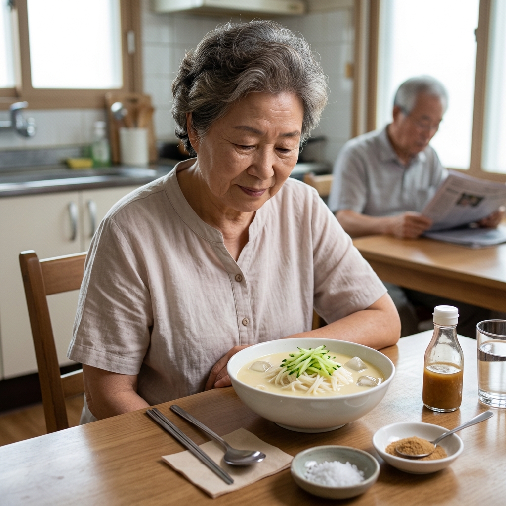 콩국수, 소금 대신 설탕? 70대 당뇨 부모님 안전하게 드시려면