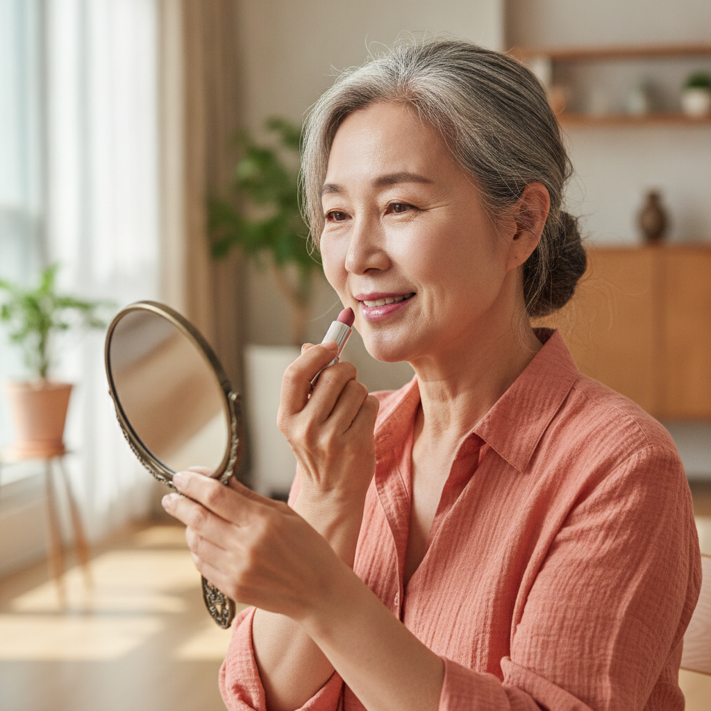 립밤 2분이 발색 바꾼다…시니어 입술 메이크업 순서