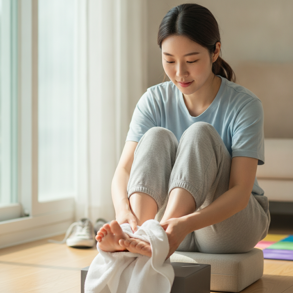 레인부츠 신었다가… 발바닥 하얗게 불고 습진·무좀 발병
