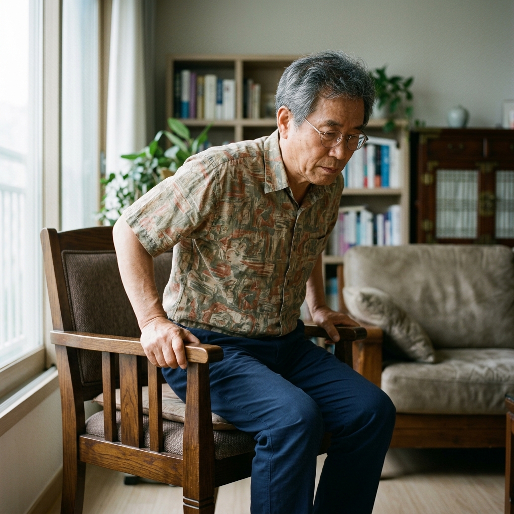 70대 부모님께 편한 가구는 소파일까, 식탁 의자일까