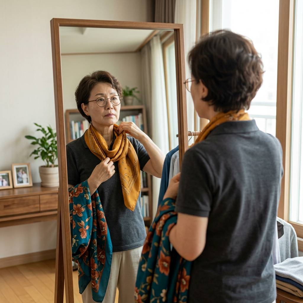 70대도 퍼스널컬러가 필요할까? 얼굴이 화사해 보이는 색 찾기