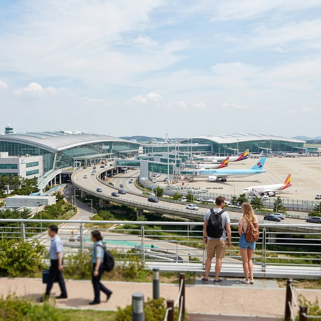 인천공항 제1, 제2터미널 전경