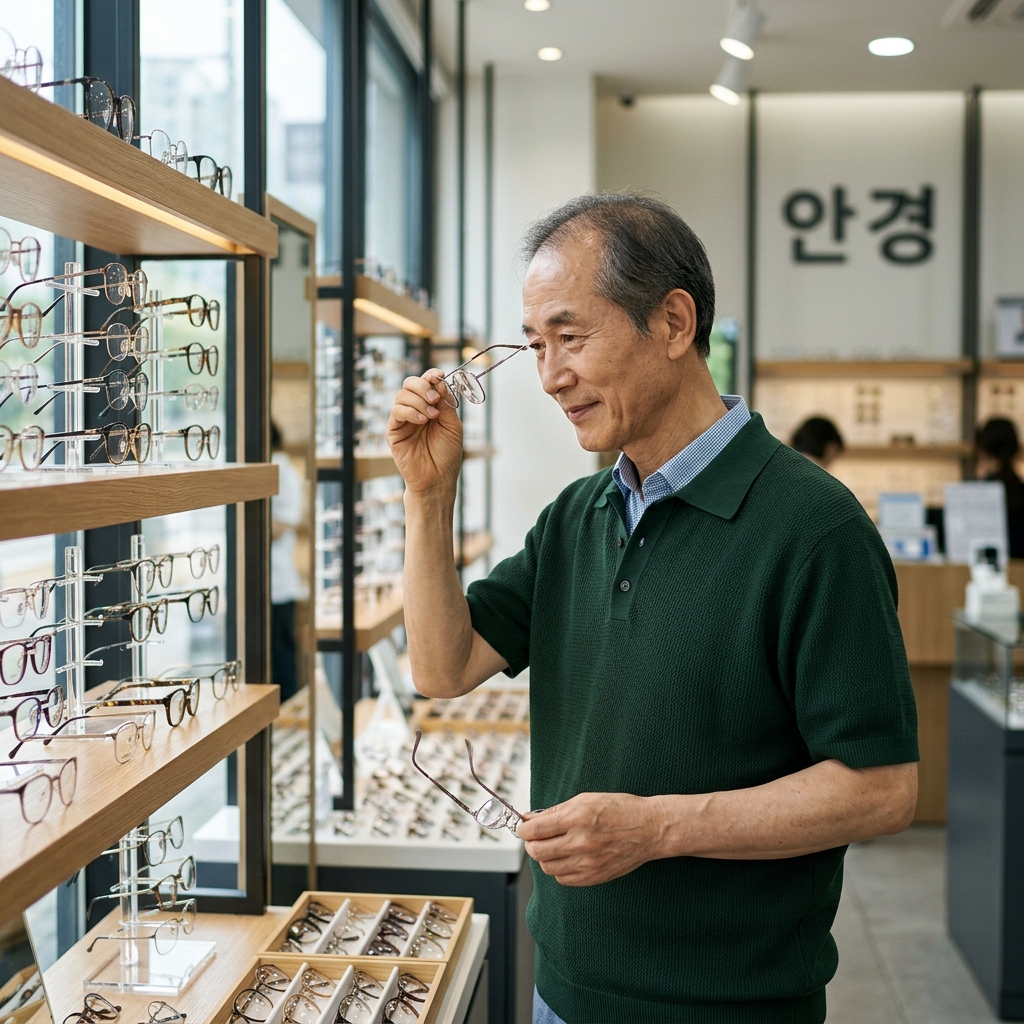 70대 부모님 안경테 하나로 인상이 달라진다…얼굴형별 고르는 법