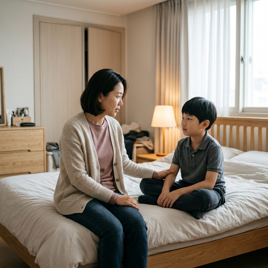 자고 일어난 뒤 속옷이 젖었다면, 첫 몽정 전후 부모가 알려줄 것