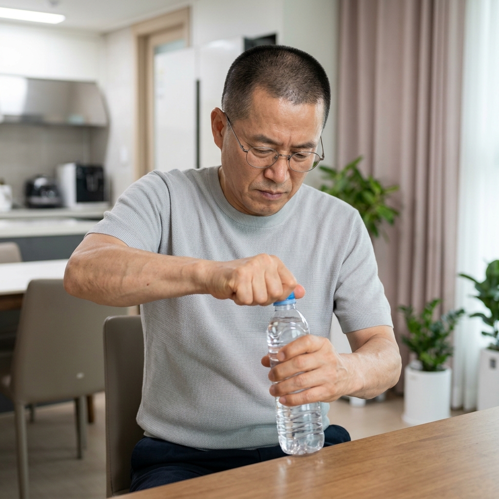 갑자기 병뚜껑 열기 힘들어진 60대 남성, 단순 노화일까