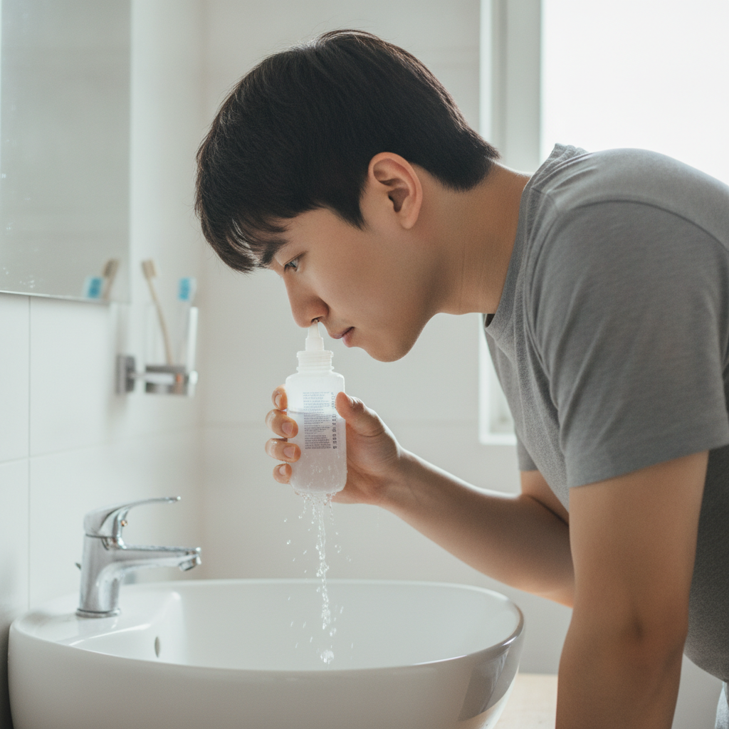 생리식염수 코 세척부터 실내 습도까지…코막힘 완화하는 생활 관리법