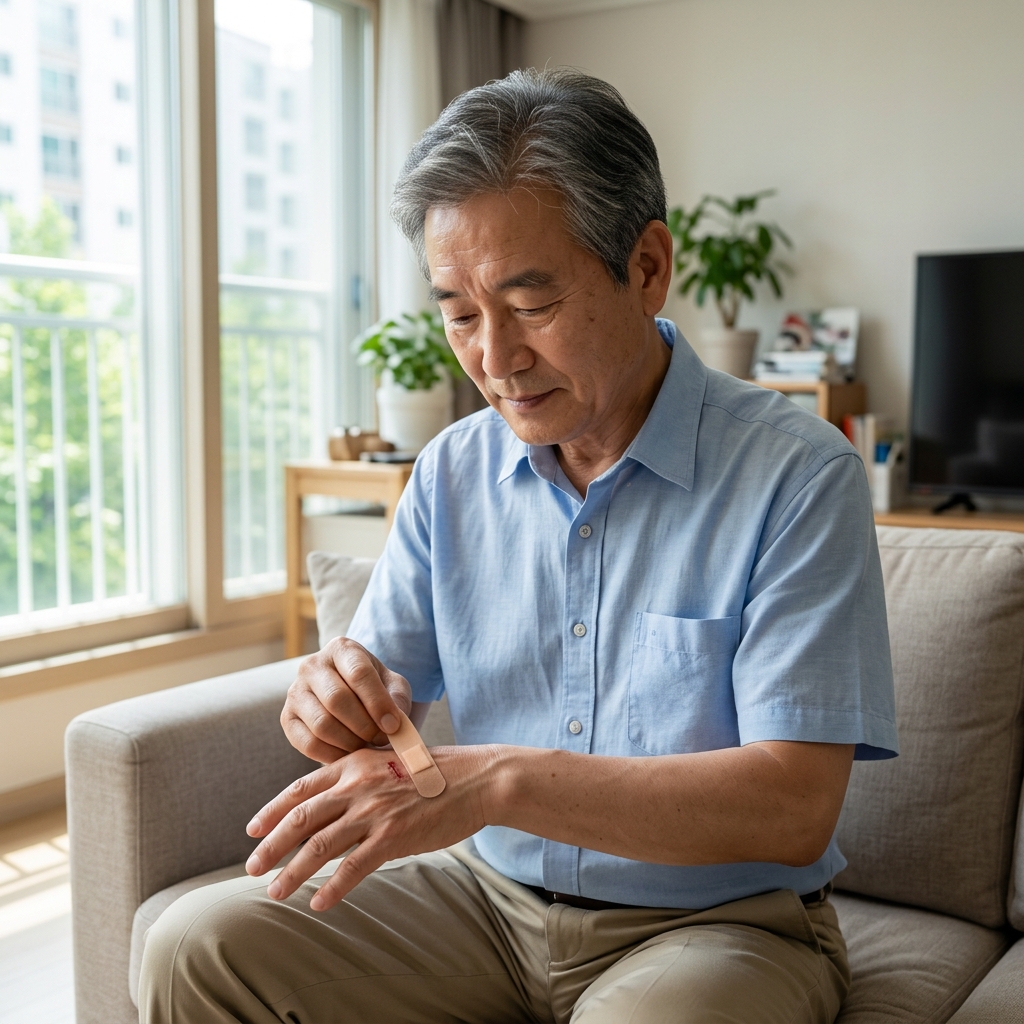 상처 회복이 느려진 부모님, 노화보다 먼저 의심할 질환