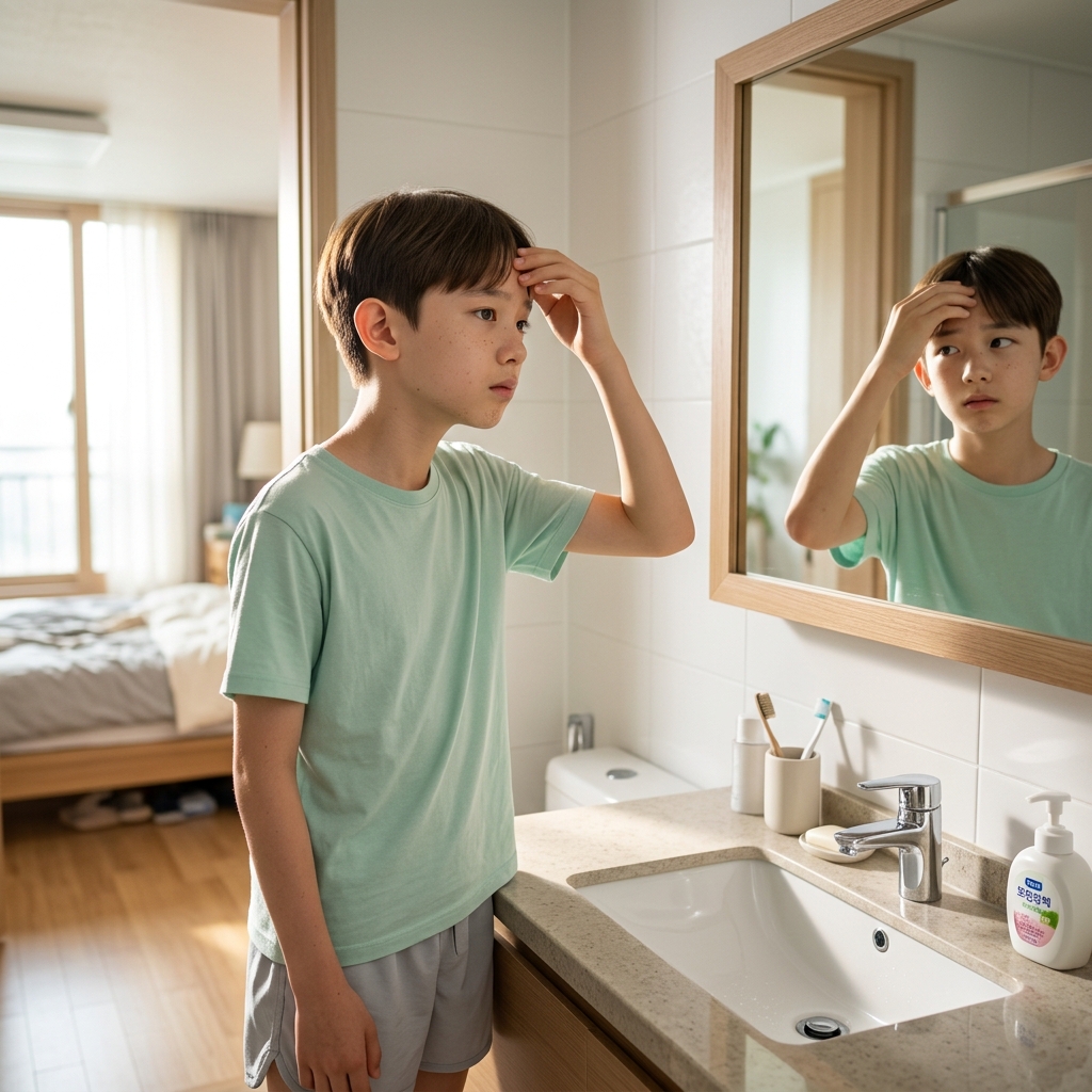 사춘기 얼굴이 갑자기 번들거린다면, 호르몬 변화와 피지 증가 신호