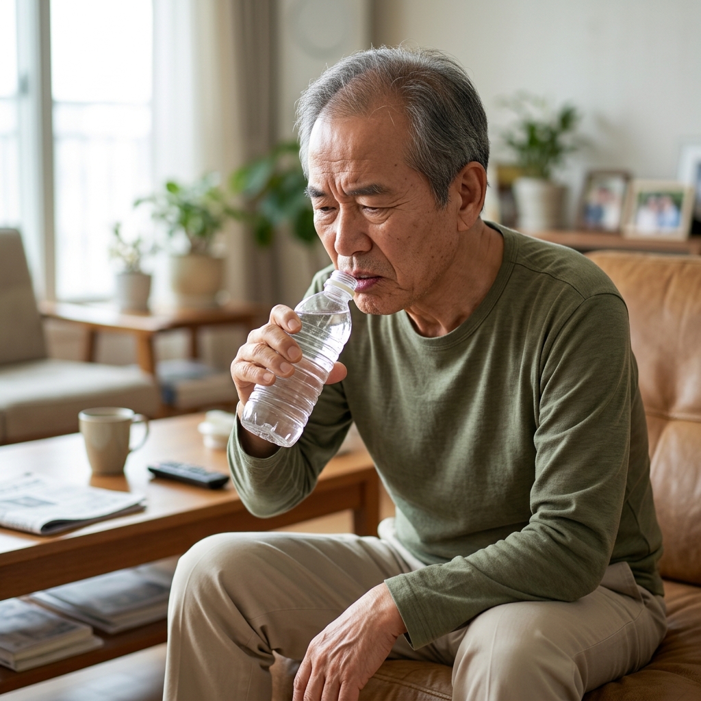 "입이 자꾸 마른다"며 물병 들고 다니는 70대, 확인해야 할 진짜 원인