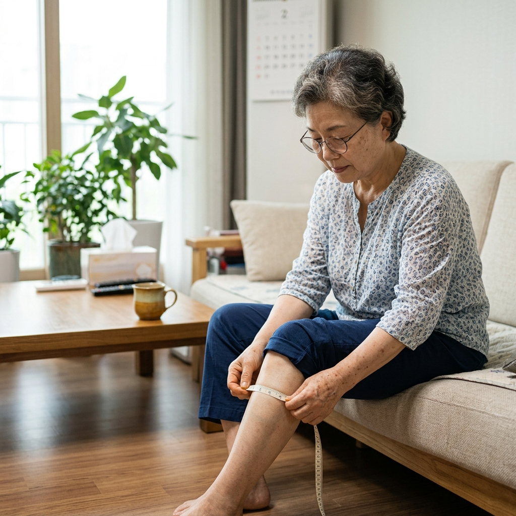 70대 부모님 종아리 둘레 줄었다면, 체중보다 근육부터 살펴야
