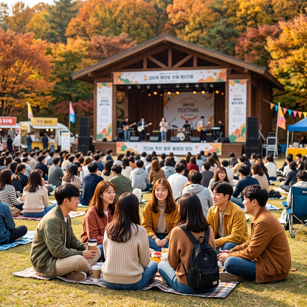 2026년 가을, 놓치면 안 될 국내 페스티벌