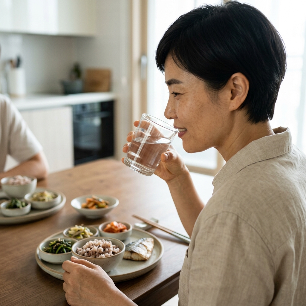 소화 잘 안 된다면 물도 ‘언제’ 마시느냐 중요…식사 전후 수분 섭취법