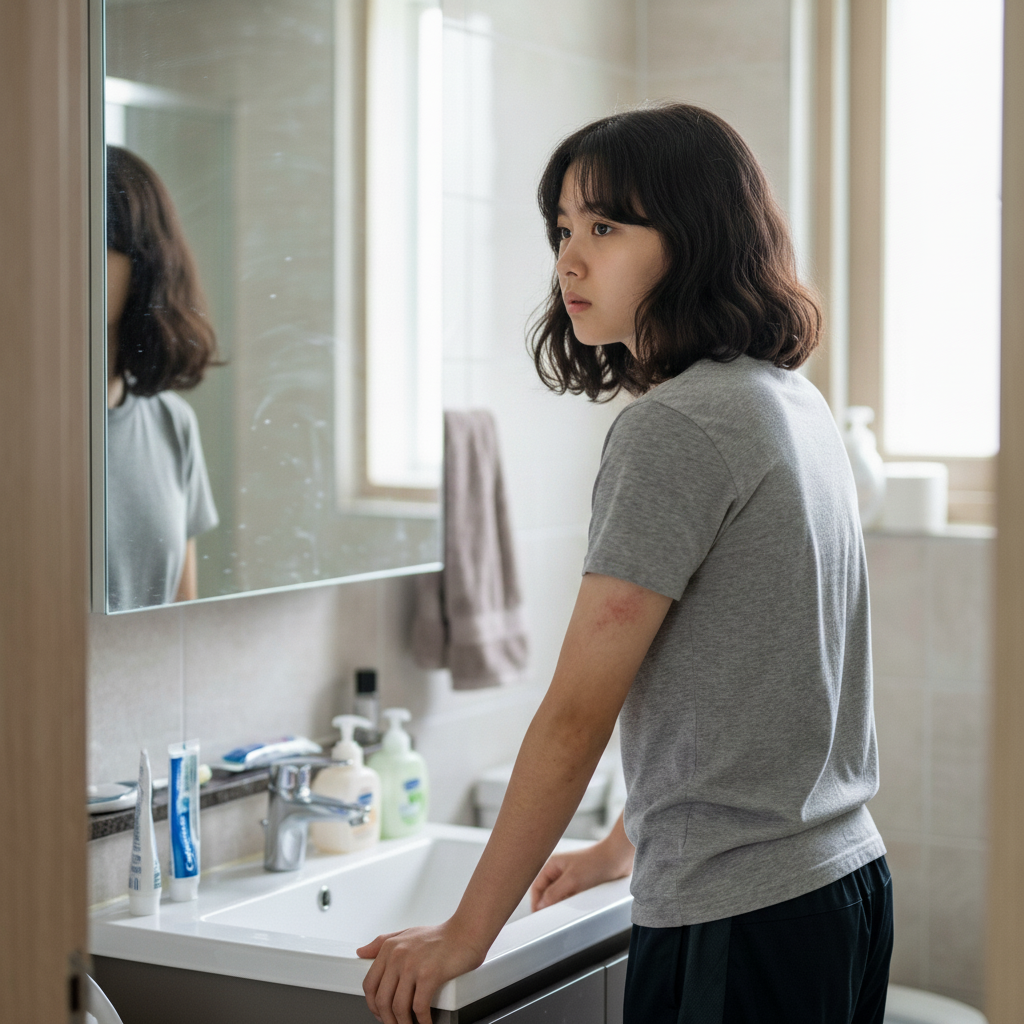 샤워 후에도 계속 생기는 등 여드름, 사춘기 관리는 '자극 줄이기'부터