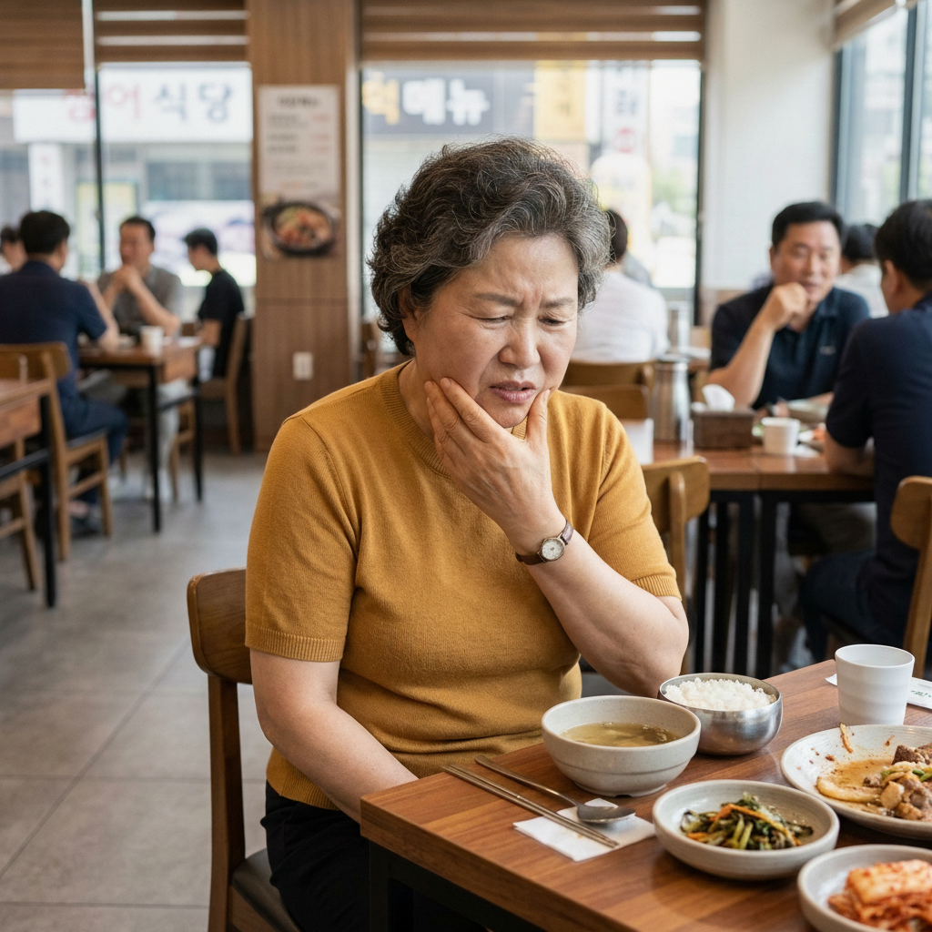 씹을 때마다 턱이 아픈 부모님…치과 문제가 아닐 수도 있다
