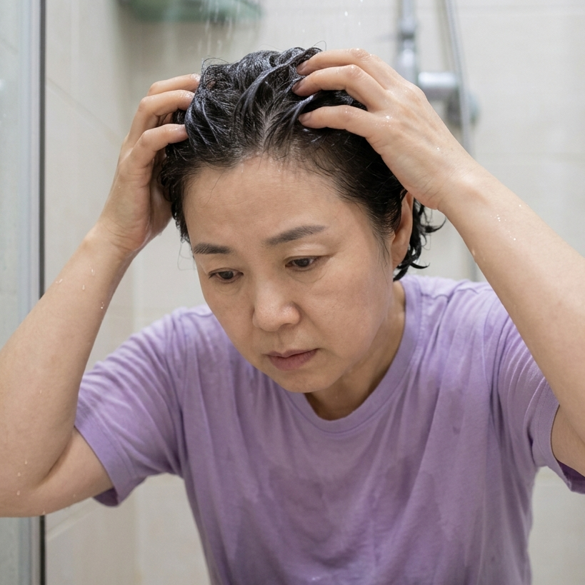 "샴푸할 때 머리가 한 움큼씩 빠져요"…가을철 탈모, 정말 계절 영향일까