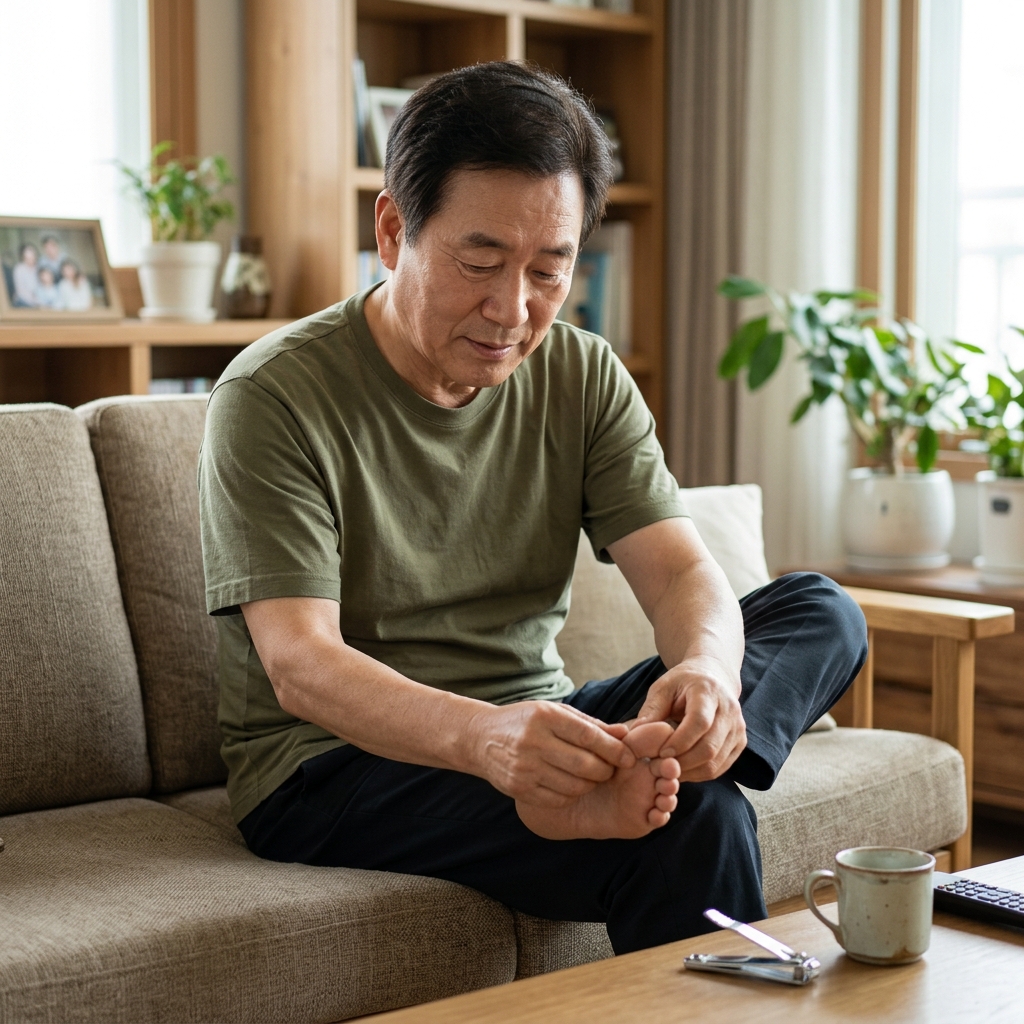 발톱이 두꺼워져 깎기도 힘들다…60·70대 발톱 변화, 무좀 때문일까 노화 때문일까