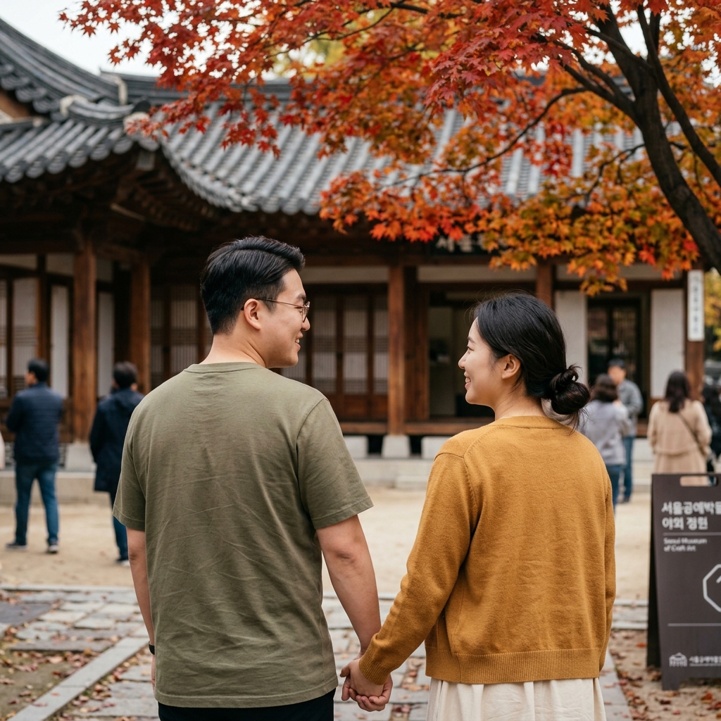 가을 단풍과 함께하는 안국역 데이트 코스, 서울공예박물관부터 삼청동까지