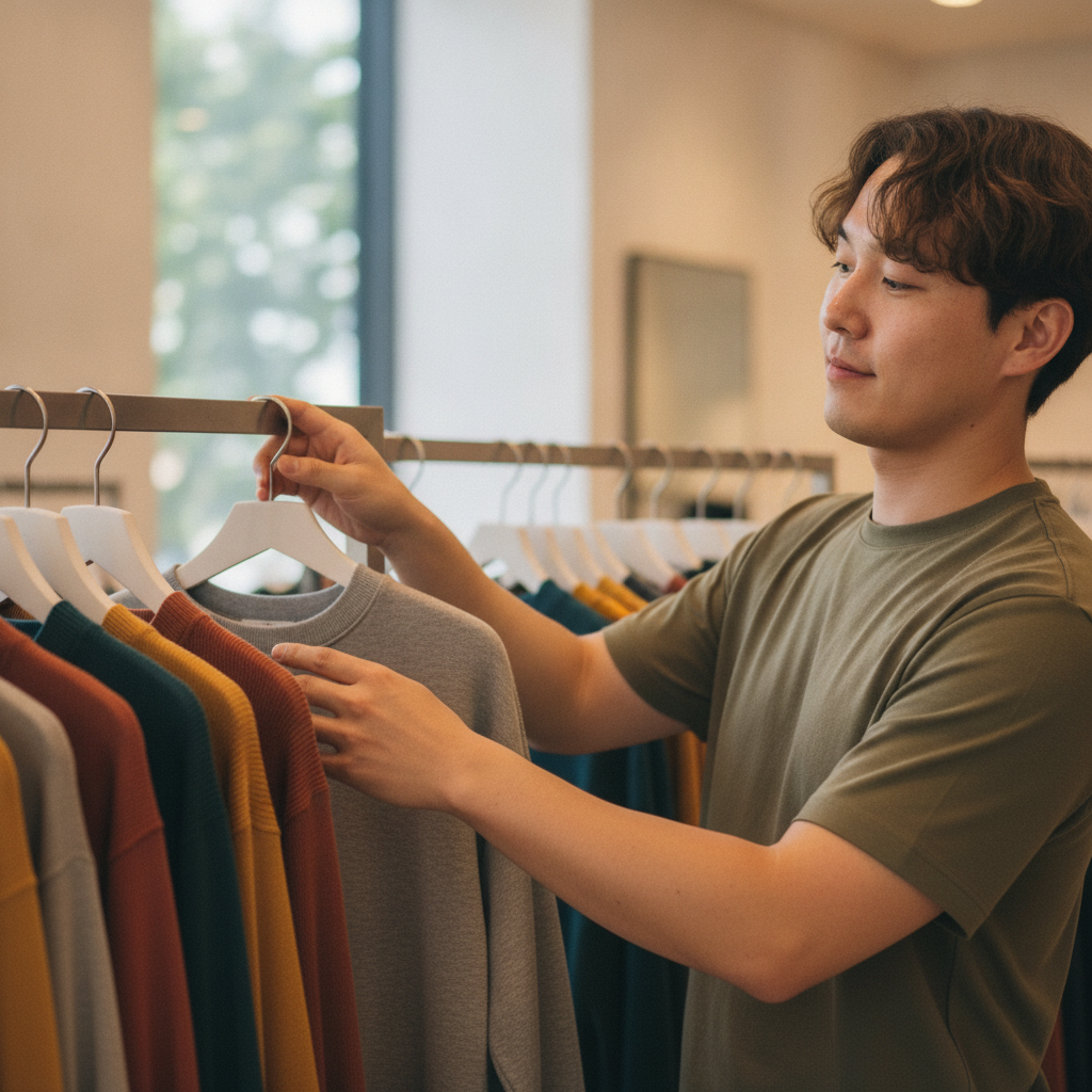 날씨보다 빠른 가을 쇼핑, 맨투맨 미리 사두면 좋은 실용적 이유