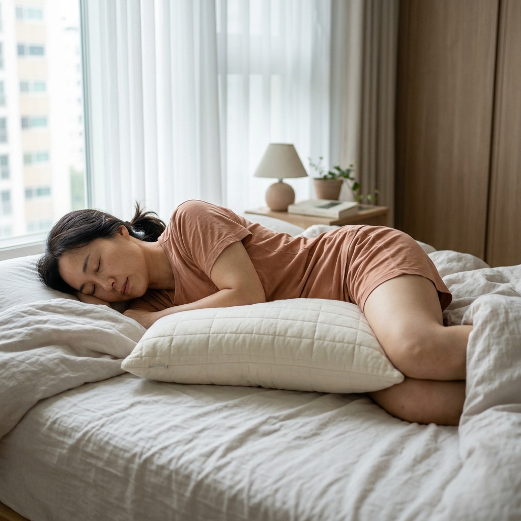 엎드려 잤더니 아침부터 속이 불편하다…복부 압박하는 수면 자세