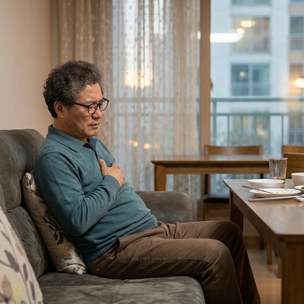 밥 먹고 바로 누우면 가슴 쓰린데…역류성 식도염일까, 소화불량일까