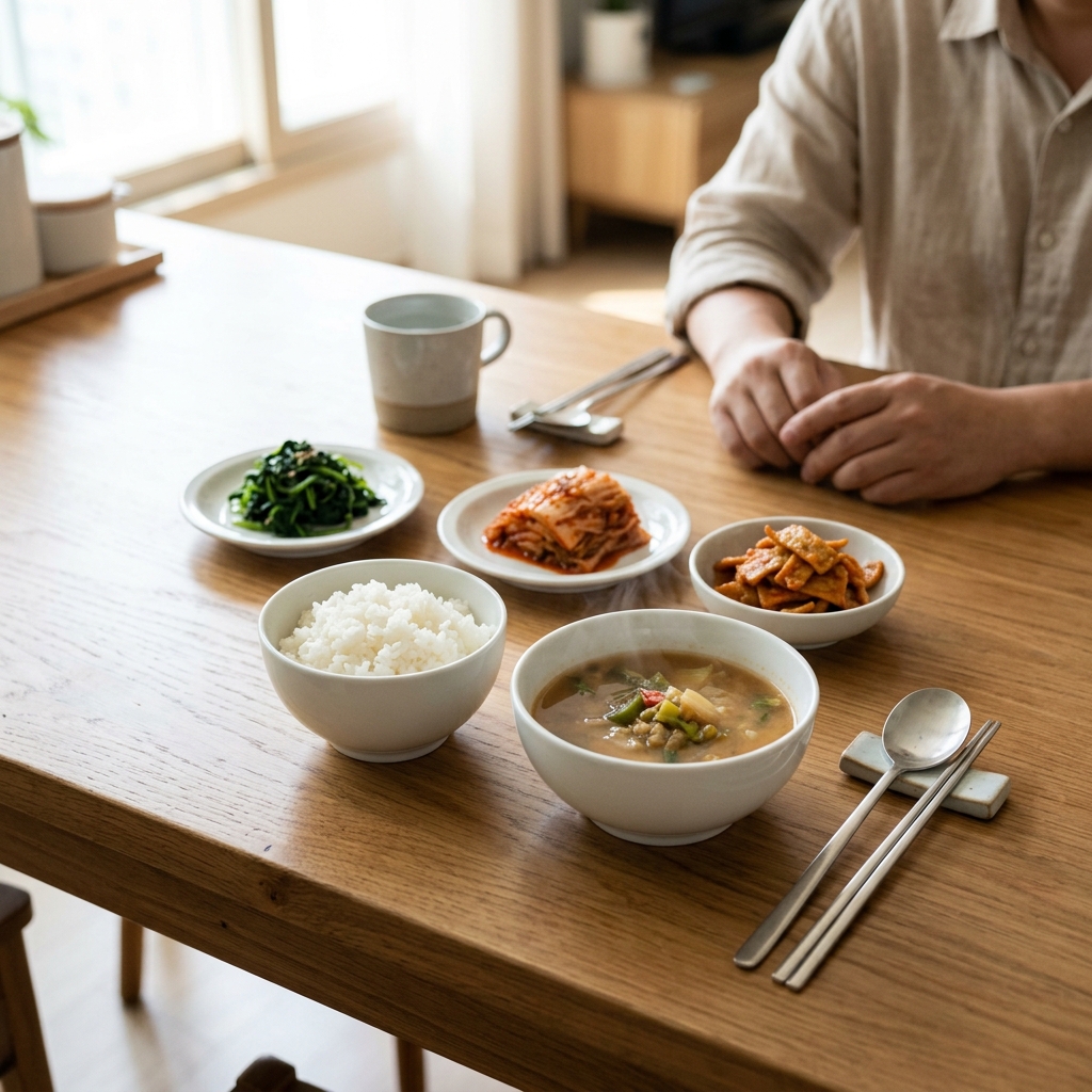 한식 밥상, 음식만 잘 차리면 끝일까?…‘좌반우갱’에 담긴 배치의 미학