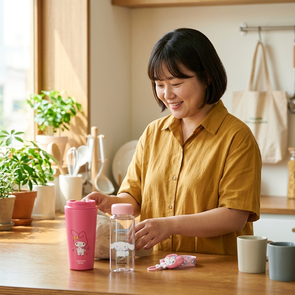 락앤락 산리오 콜라보, 귀여움 한도 초과 텀블러와 도시락 출시