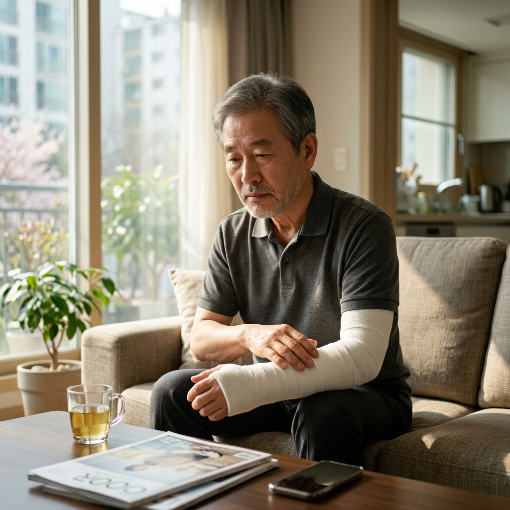깁스 풀고 나서도 아프다면 놓치지 말아야 할 재진 기준