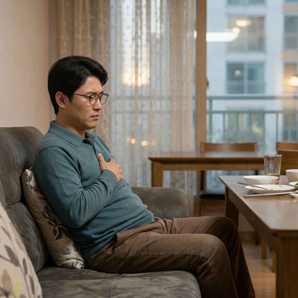 밥 먹고 바로 누우면 가슴 쓰린데…역류성 식도염일까, 소화불량일까