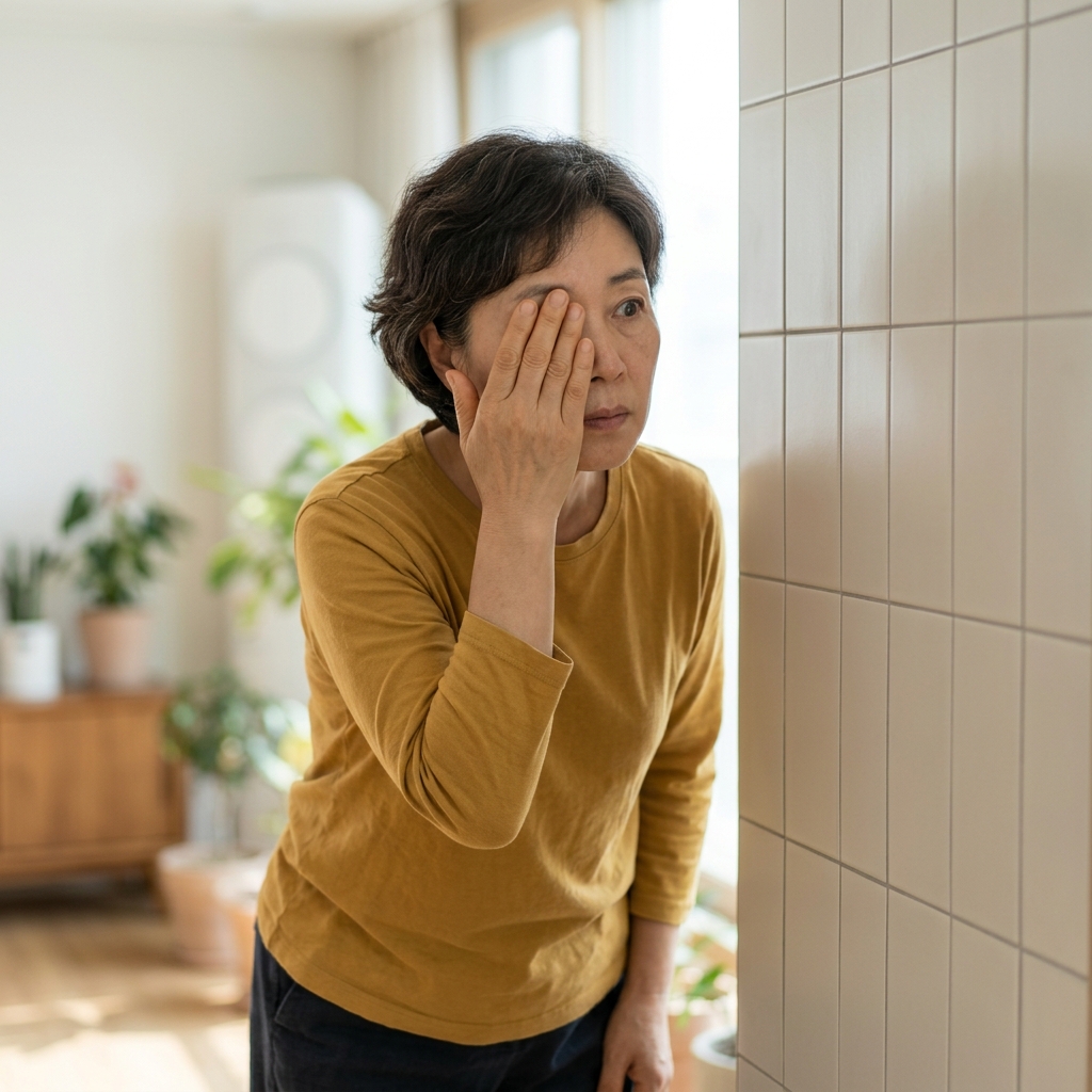 직선이 물결처럼 보인다면, 황반변성 자가 점검부터