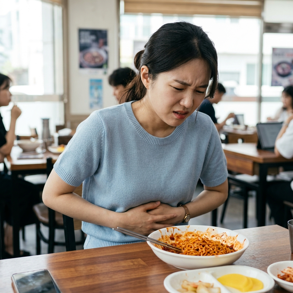 불닭볶음면 자주 먹으면 위에 구멍 날까? 매운 음식 속설의 진실