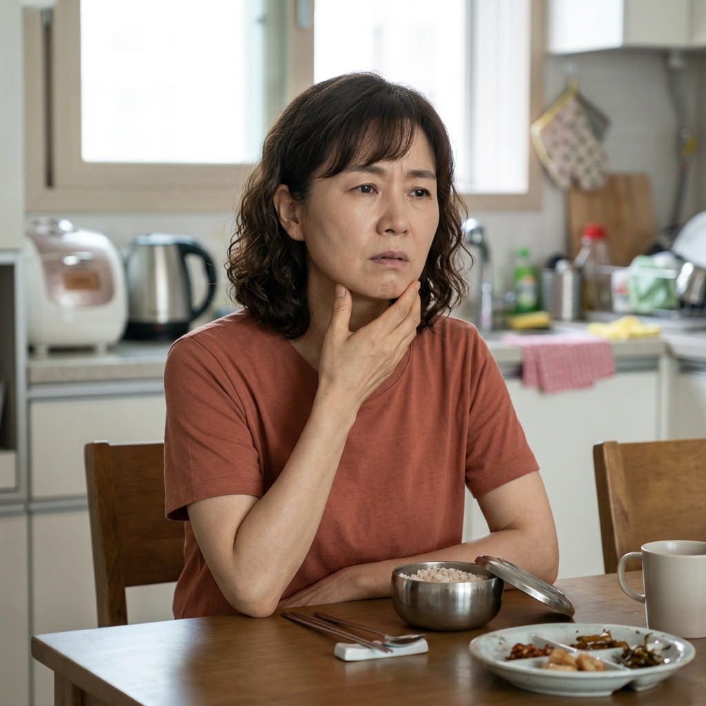 “밥 먹을 땐 붓고 지나면 가라앉아요”…턱밑 통증 반복되는 이유