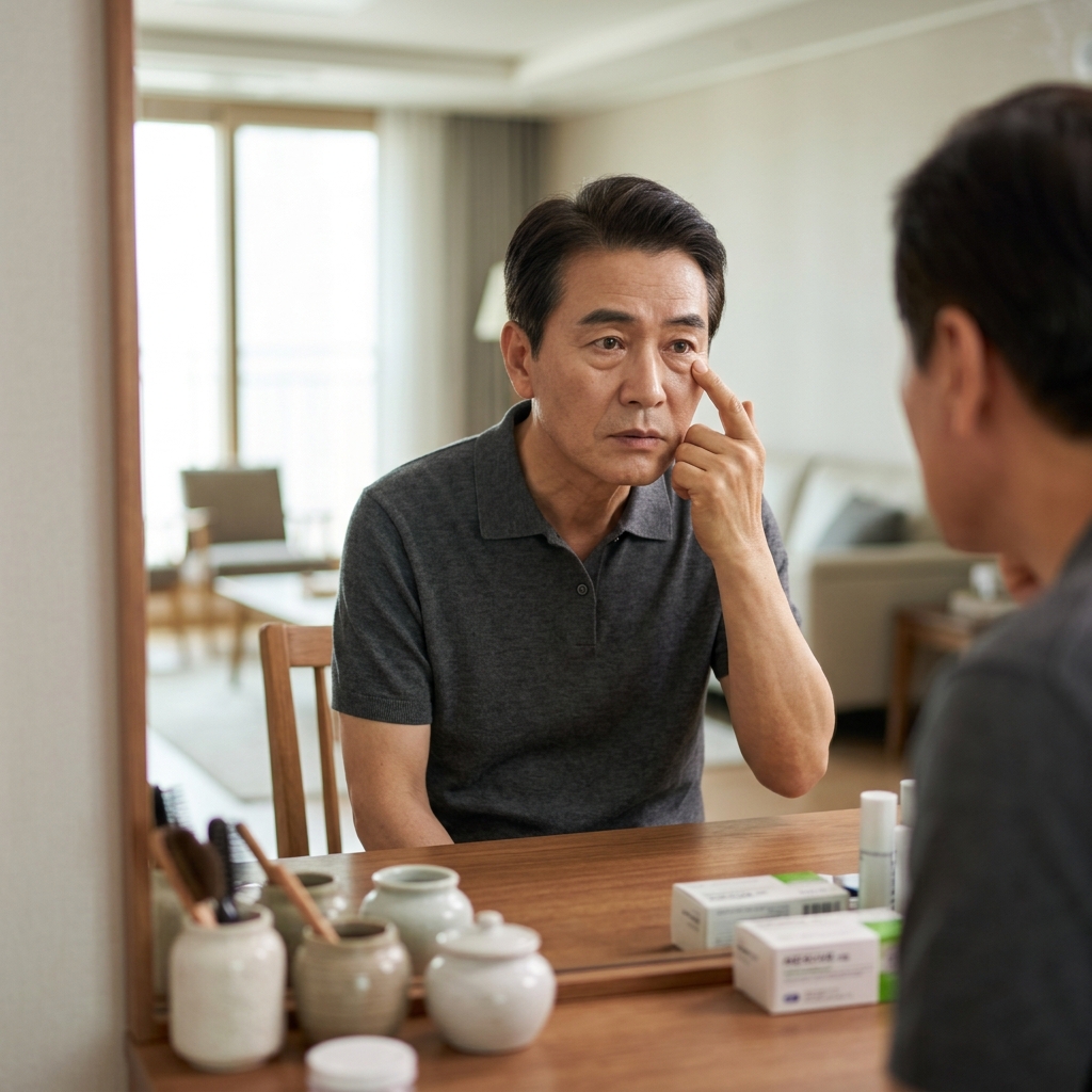 눈 밑 꺼짐, 노화 아닌 다른 이유?