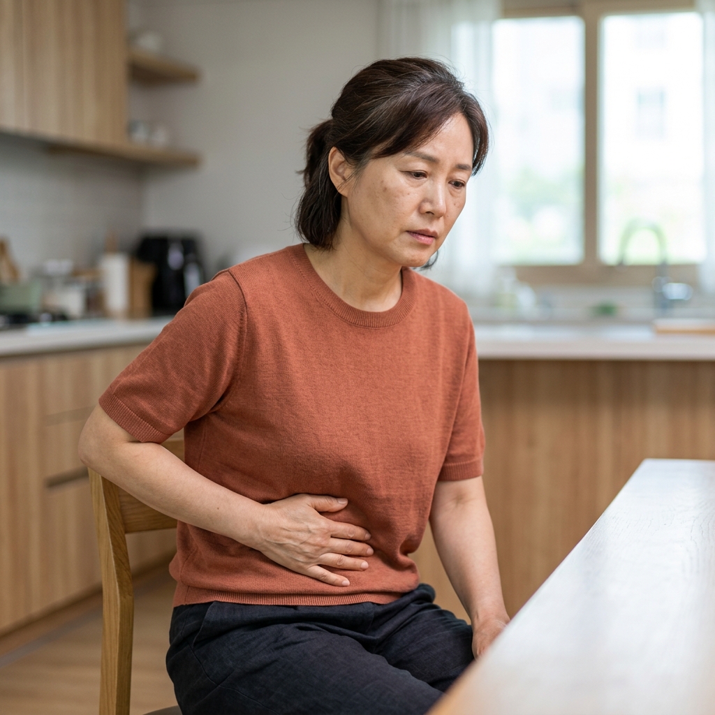 오른쪽 배 통증, 맹장염과 담석증 구분하는 통증 위치