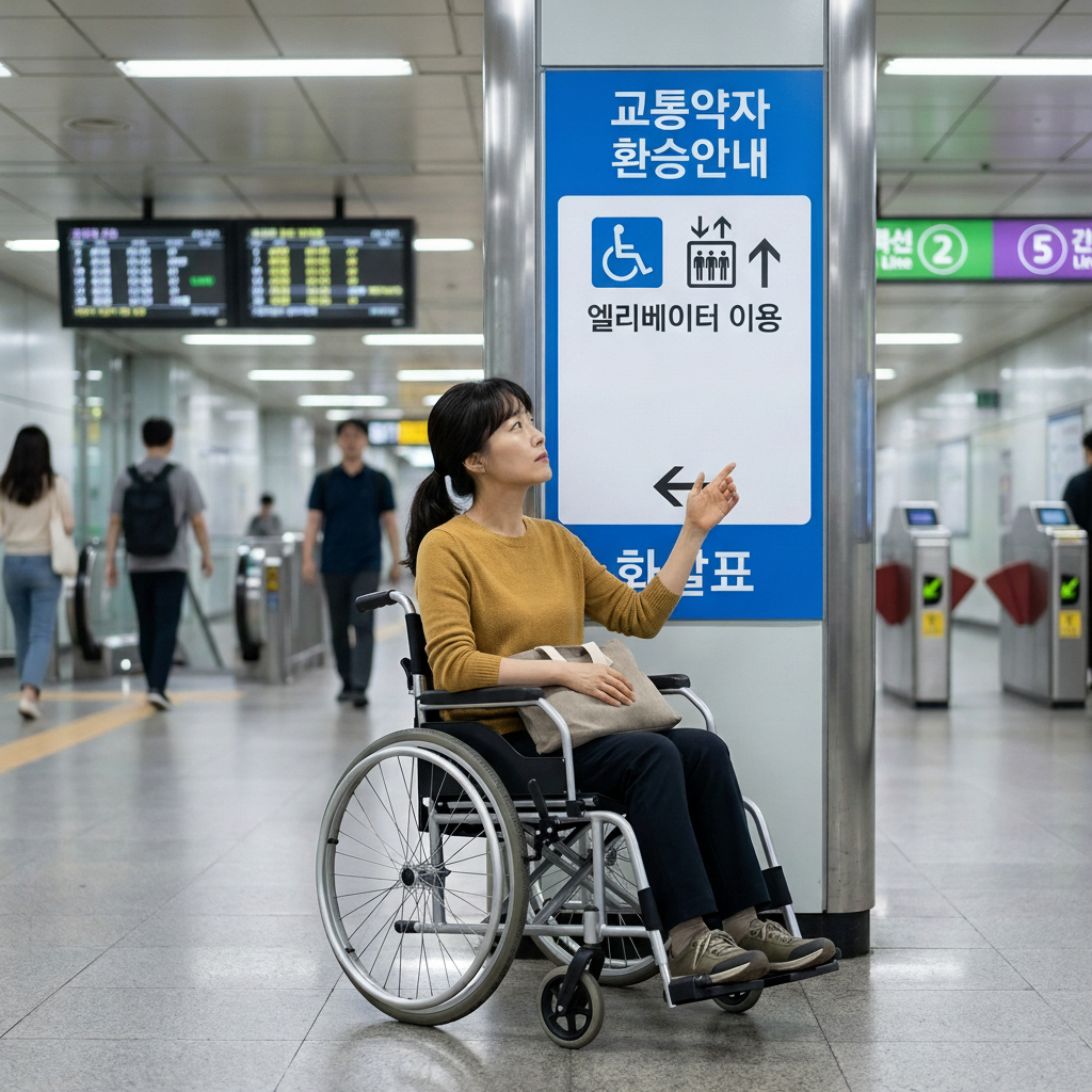 서울 지하철, 교통약자를 위한 환승 안내표지 전면 개편
