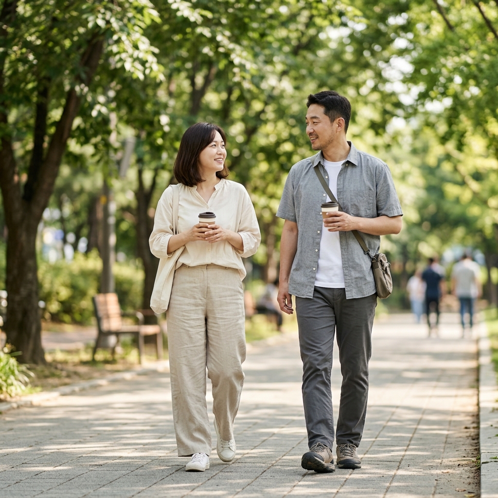 식후 10분 걷기, 얼마나 빠르게 걸어야 효과 있을까