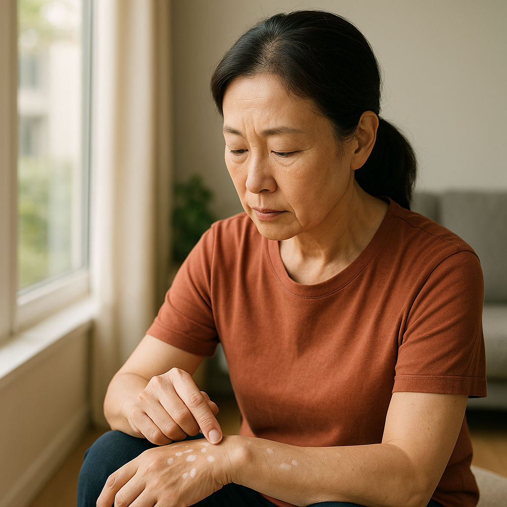 검버섯인 줄 알았는데 하얗게 탈색됐다…백반증과 다른 피부 변화 구분하기