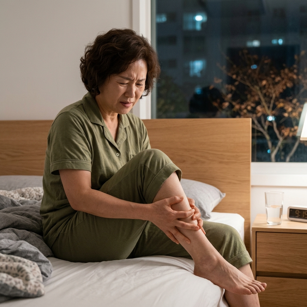 밤마다 종아리가 쥐 나듯 당긴다…가을철 야간 다리 경련 주의하세요