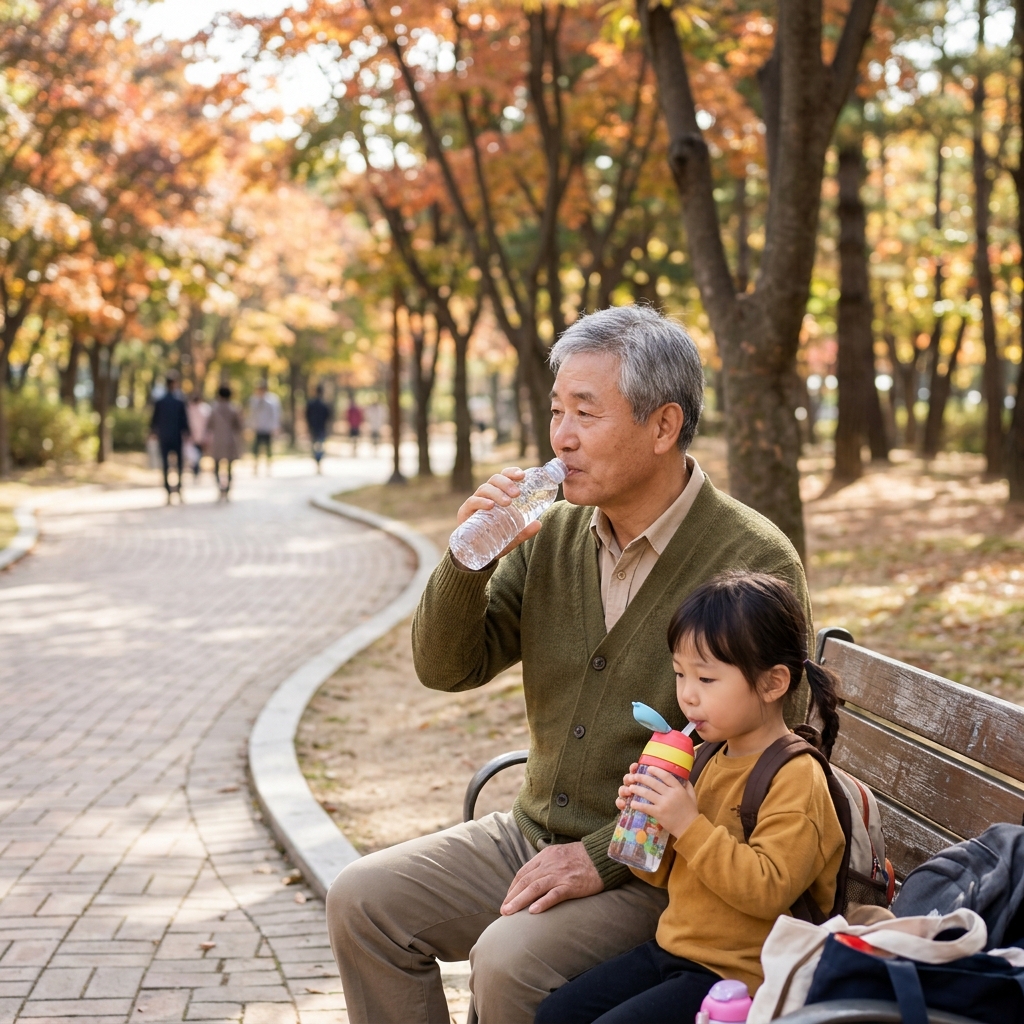 손주와 가을 나들이, 체력보다 의욕 앞서면…짧고 평평한 코스부터
