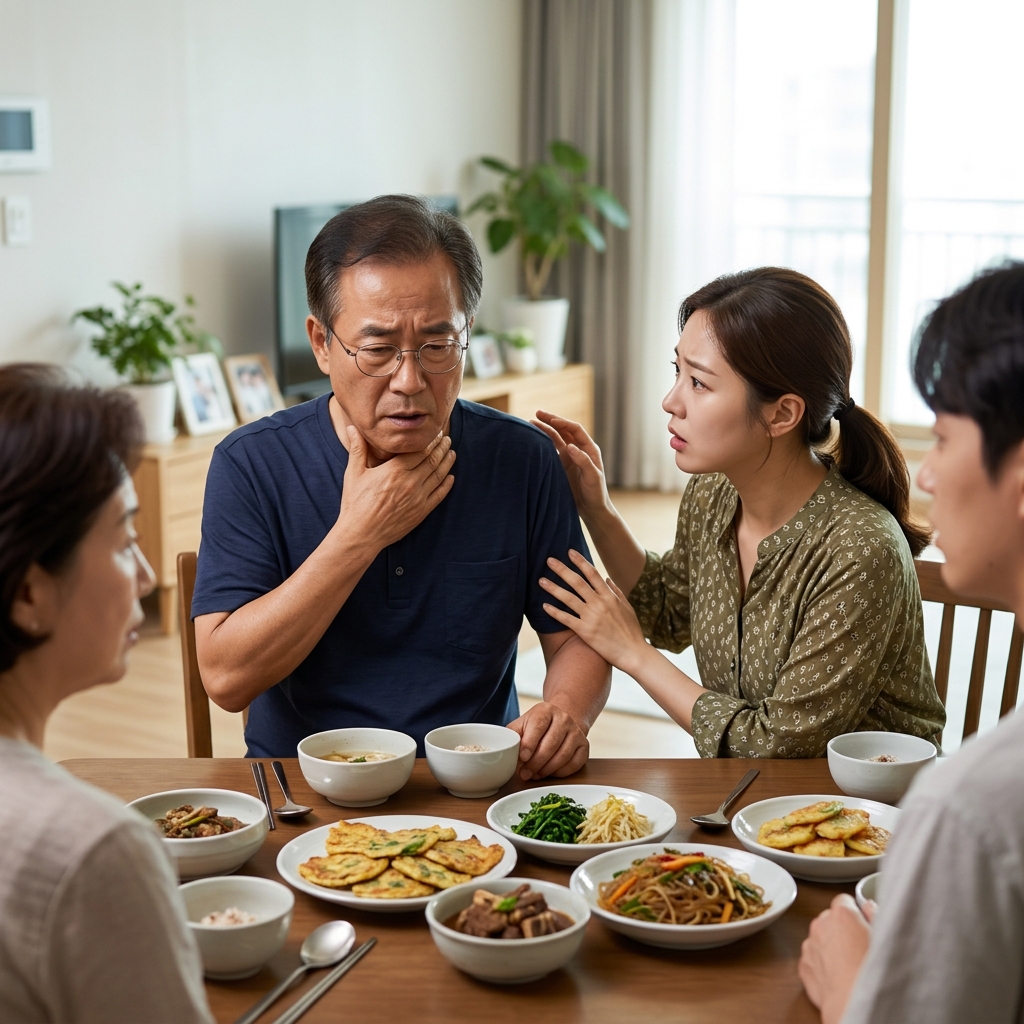 떡 먹다 갑자기 말 못 하면…추석 명절 뒤 노년층 기도폐쇄 사고 막는 법