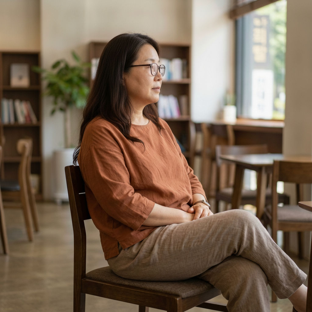 다리 꼬고 앉는 습관 계속된다면…골반·허리 부담 줄이는 자세부터