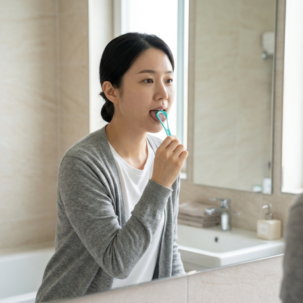 양치하는데도 혀가 하얗다면…백태가 자꾸 쌓이는 원인과 관리법