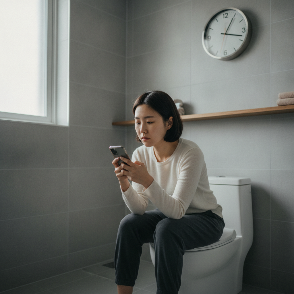 화장실에서 스마트폰 보다 다리 저렸다면 일어서기 전 확인할 것