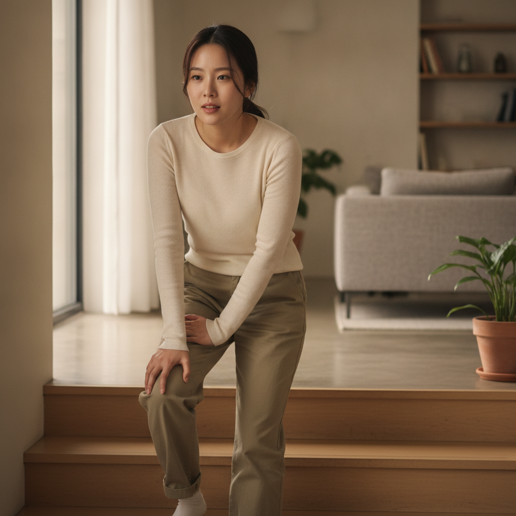 발 아치 무너지면 무릎 안쪽부터 욱신거리는 이유