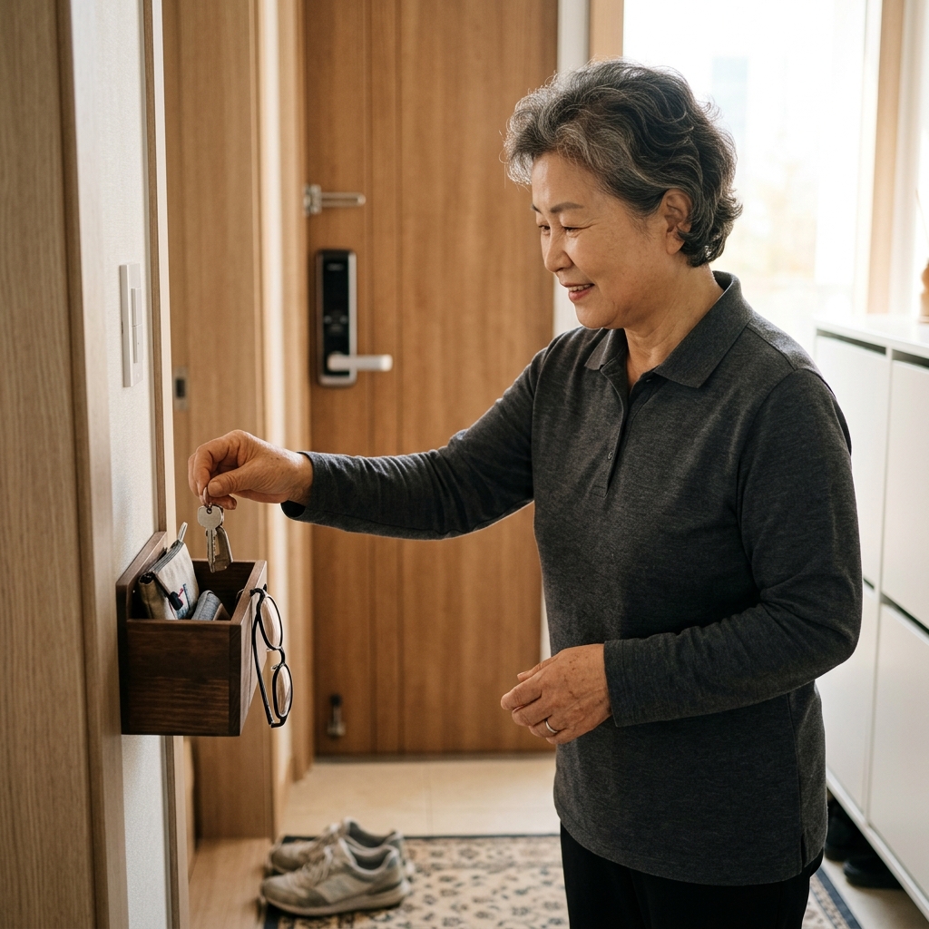 열쇠·안경·휴대폰을 매일 찾는다면…60대부터 시작하는 물건 위치 고정법
