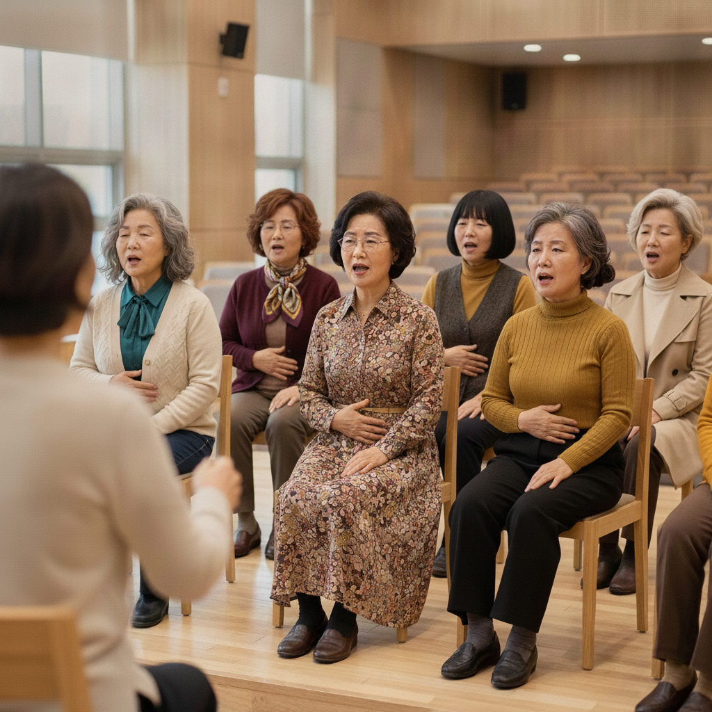 노래 한 곡 부르면 몸과 마음이 달라진다…시니어 노래교실의 효과