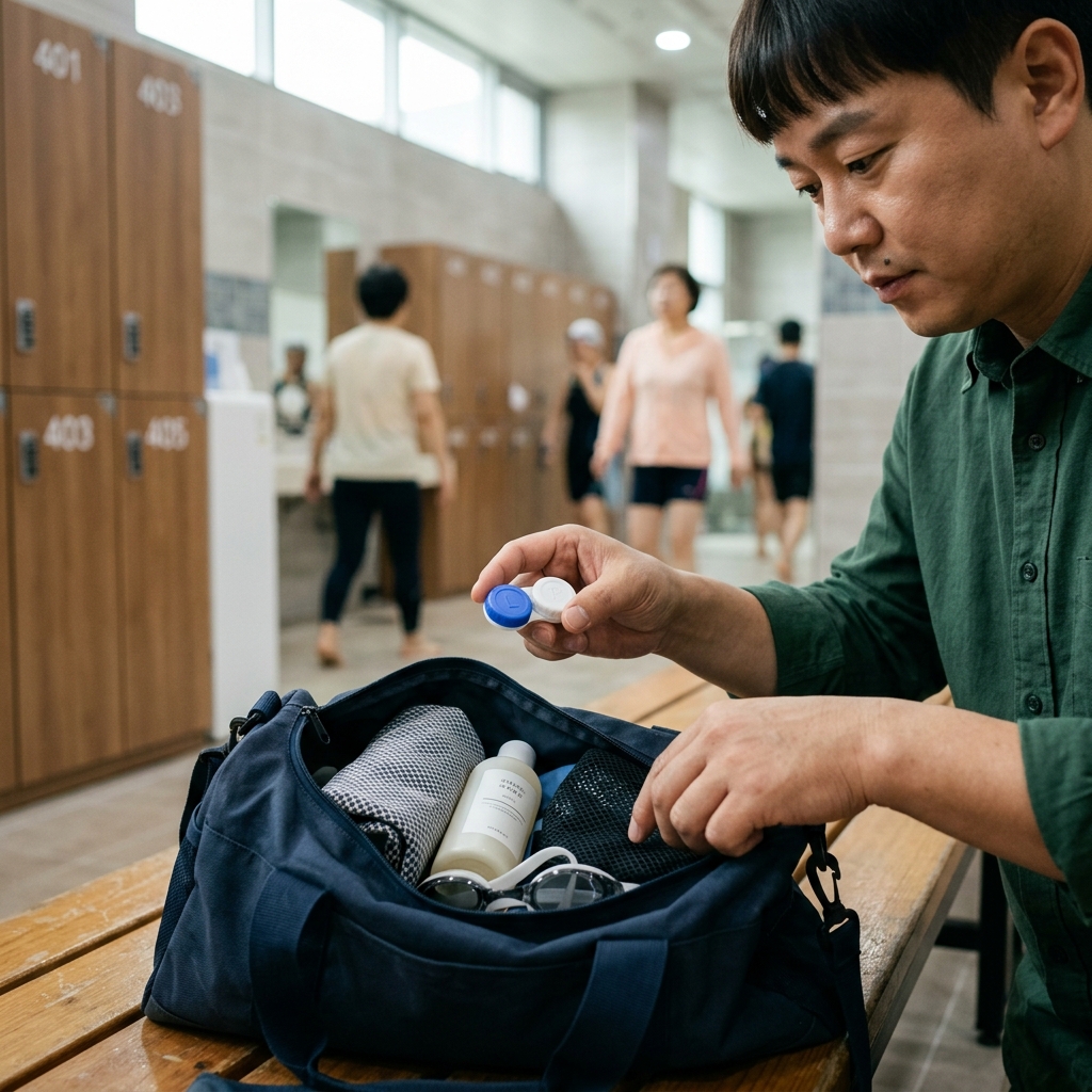 수영장 들어가기 전 렌즈부터 확인하세요…눈 감염을 줄이는 준비 점검
