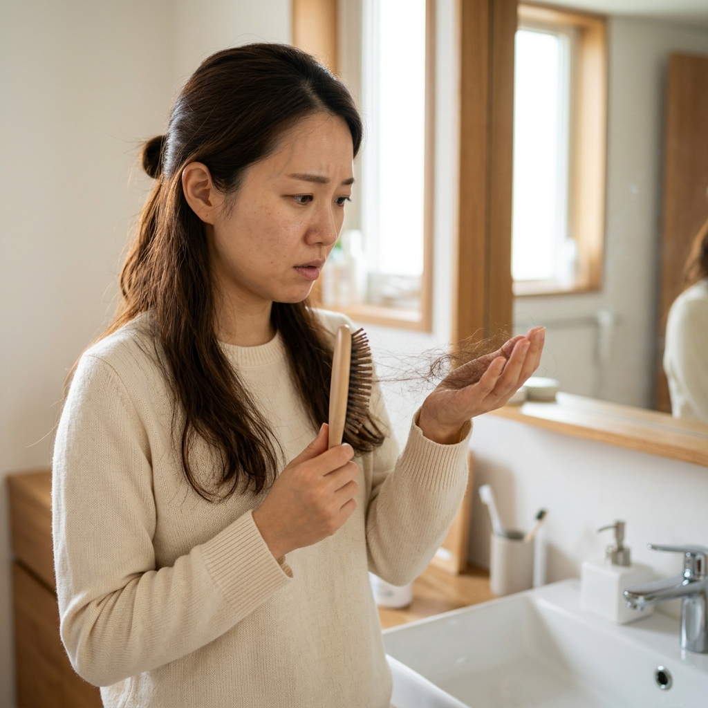 출산 후 1년이 지났는데도 탈모가 계속된다면…두피 상태 확인하세요