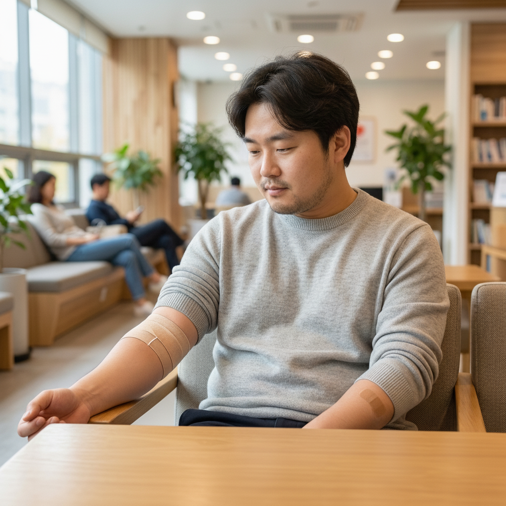 헌혈 후 컨디션 괜찮은데 운동해도 되나요?…채혈 팔 관리가 먼저